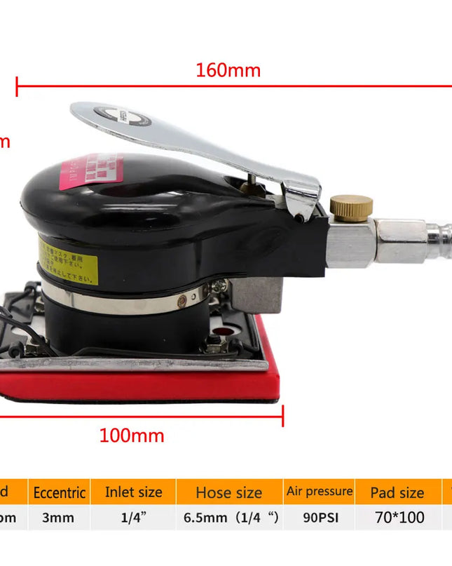 Ponceuse Pneumatique M8 – Plateau 70 à 130 mm