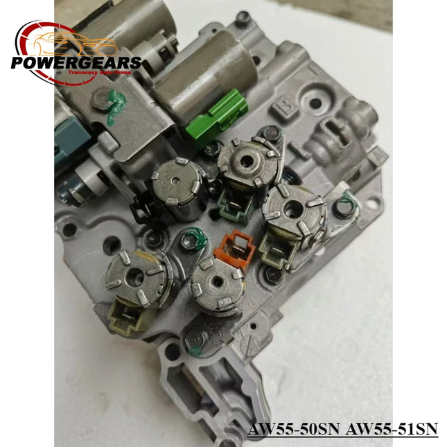 Corps de Soupapes AW55‑50SN / AW55‑51SN – Avec Solénoïdes – Saab / Volvo / Opel / GM