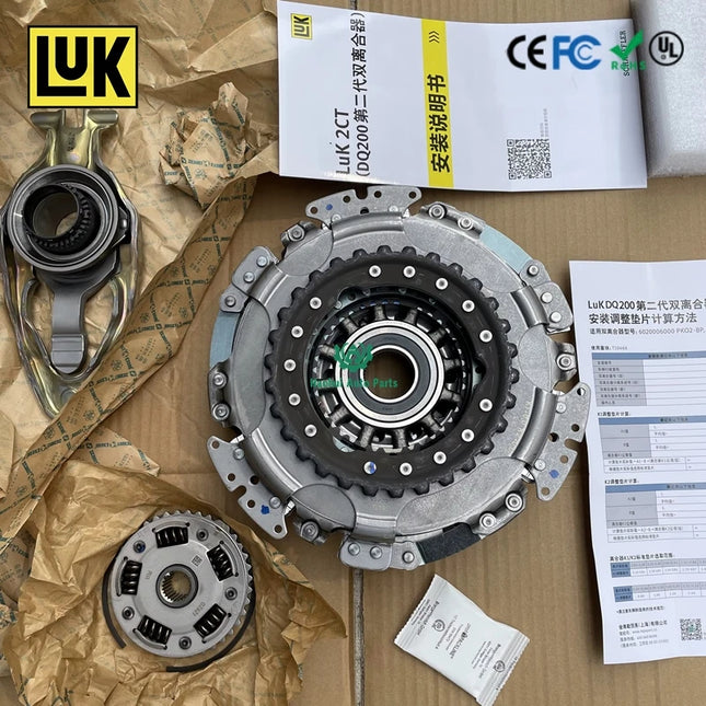 Kit Double Embrayage  Sec DQ200 0AM – LUK 6020006090 – VW Audi Skoda Seat – Neuf