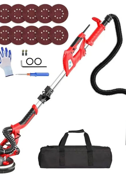 Ponceuse Murale 750W à Vitesse Variable – LED et Aspiration
