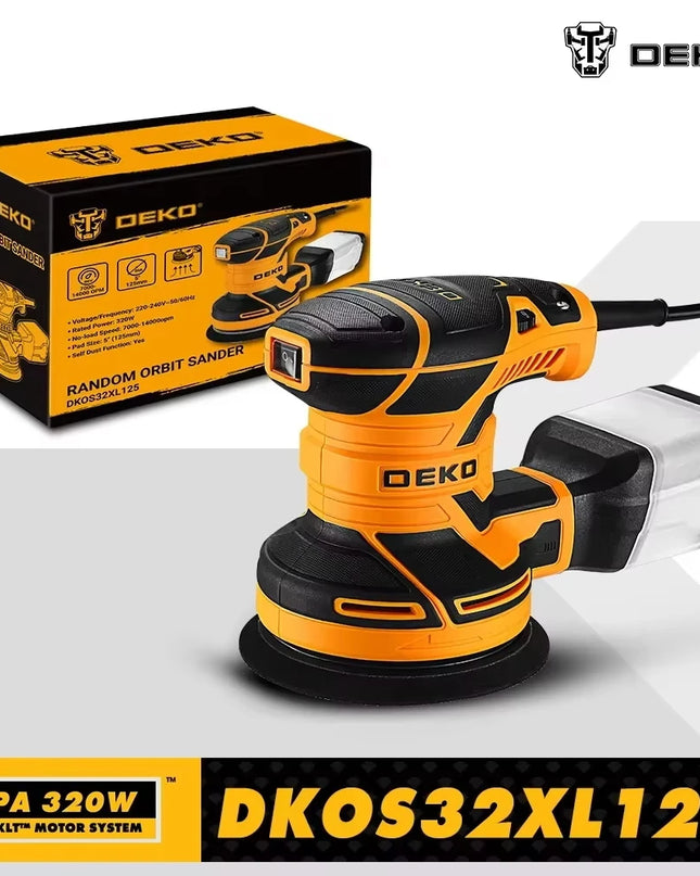 Ponceuse Orbitale 320W DKOS32XL125 – Plateau 125 mm