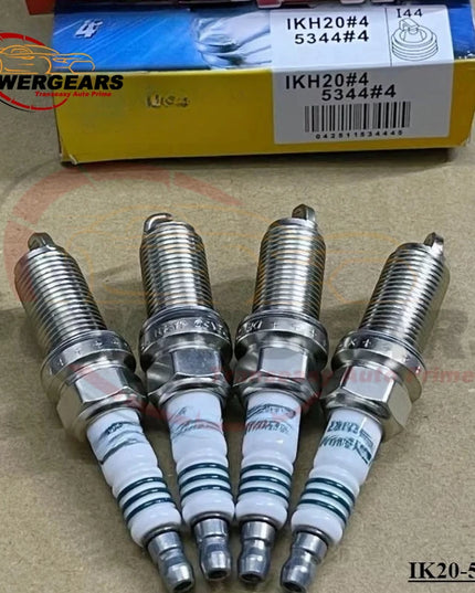 Bougies Iridium IK20‑5304 (x4) – Toyota / Honda / Nissan / VW / Audi / BMW – Haute Performance