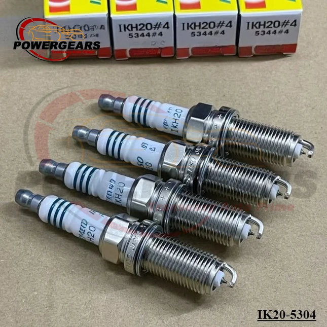 Bougies Iridium IK20‑5304 (x4) – Toyota / Honda / Nissan / VW / Audi / BMW – Haute Performance